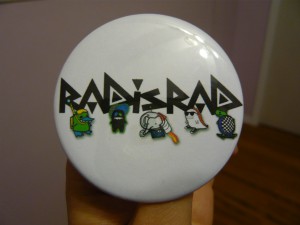 Pretty Buttoner: RADISRAD Button for Regine