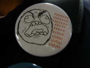 Pretty Buttoner: Tim's Rageface Button