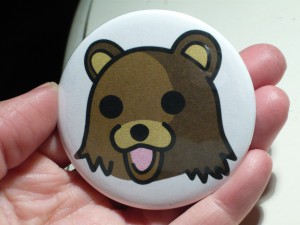 Pretty Buttoner: Pedobear Button