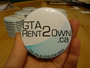 Pretty Buttoner: GTA Rent2own.ca Magnet