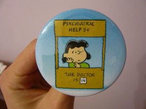 Pretty Buttoner: Peanuts Lucy Custom Button