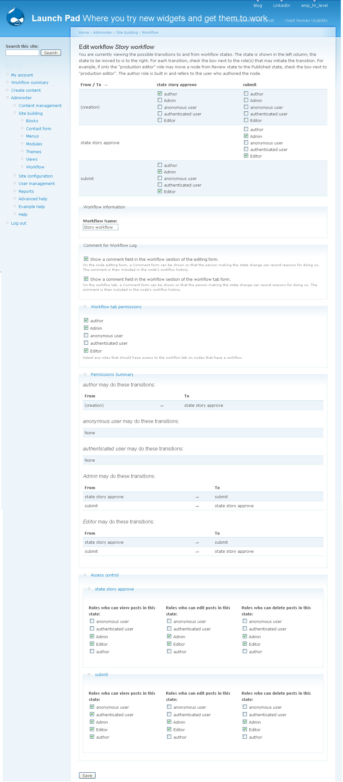Drupal 6 Workflow: Defining Story Workflow