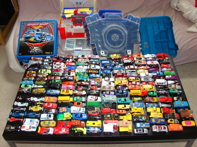 Almost his complete collection of Hotwheels Almost his complete collection of Hotwheels