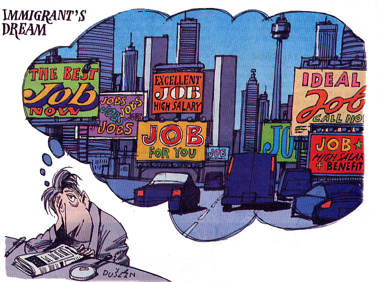 Dusan Petricic, Immigrant's Dream