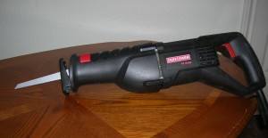 Do not use a reciprocating saw for manual sawing, power off. It is not the right tool for manual cuts. Besides being expensive, heavy and unwiedly, the blade will move, increasing your effort. Similarly, please use WordPress as the CMS it was designed as. There is so much to WordPress, but people can still mess it up.