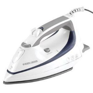 Black and Decker Steam Advantage Iron, F1000 type 1, has a terrible reputation for usability and reliability. Diana's iron does not work as the safety features prematurely turn the iron off.
