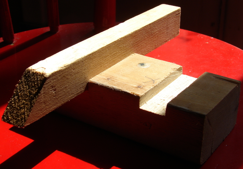 Very simple jig to cut tight dadoes. Dado is hand tight. Photo 4 by Don Tai