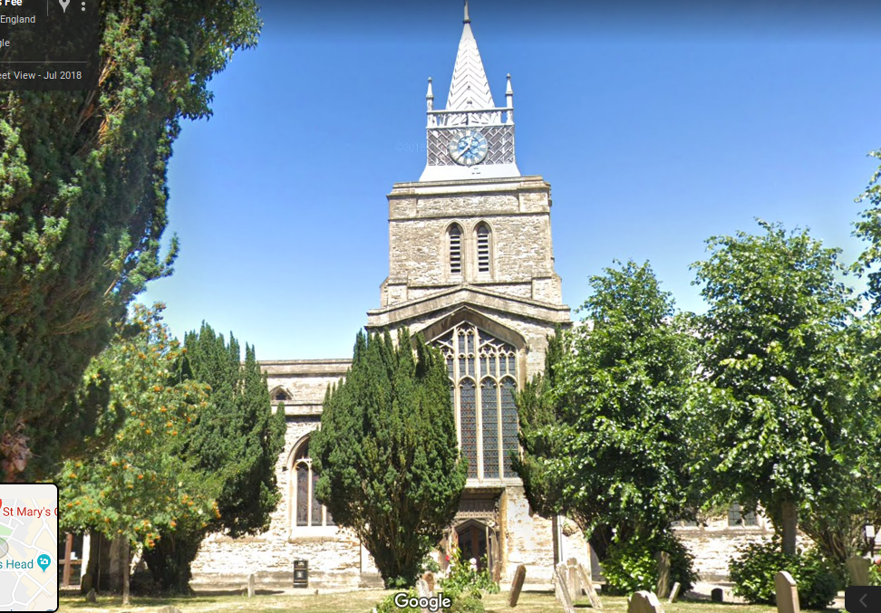 Unexpectedly in Aylesbury, UK, with hopes that she will be safe and that good luck will keep her well. Google Maps. Vicinity map shows St Mary's Church, 0.1 mile/210m away, GPS: 51.817813,-0.815938 Plus code: 9C3XR59M+4J