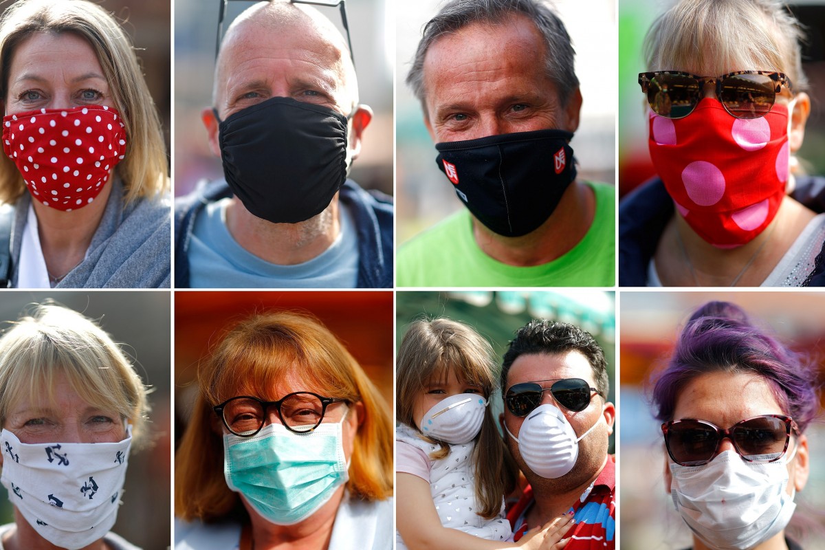 Face masks in Germany are recommended in public places but not mandatory. Photo by SCMP